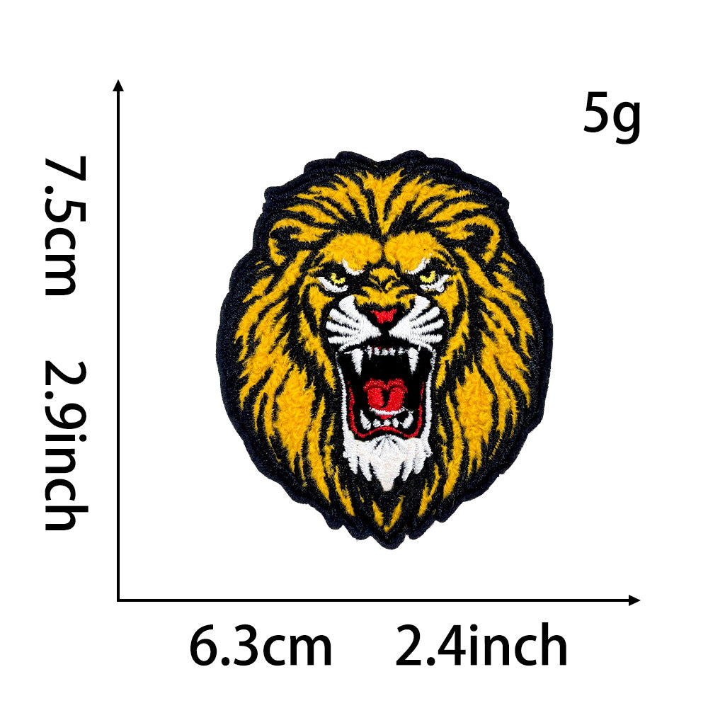 Wholesale Iron On Embroidered Patch Decorative Applique For Clothing DIY