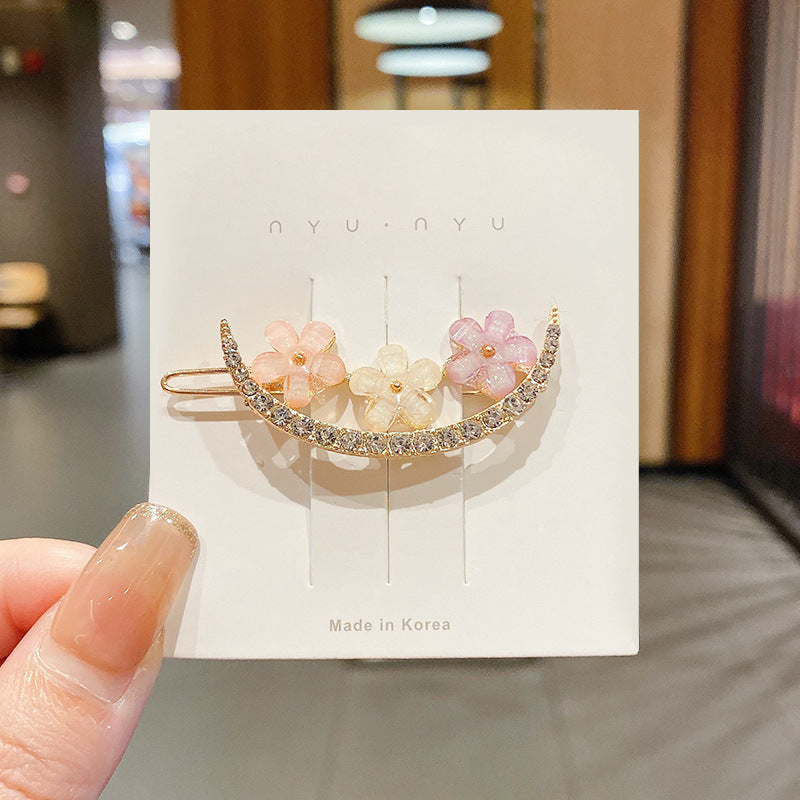 Wholesale Rhinestone Pearl Hair Clip Set