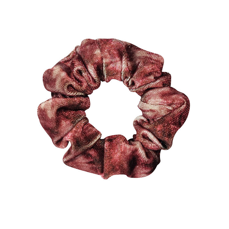 Wholesale Color Burst Pattern 10-piece Set of Fat Intestine Hair Ties  Cloth Headband