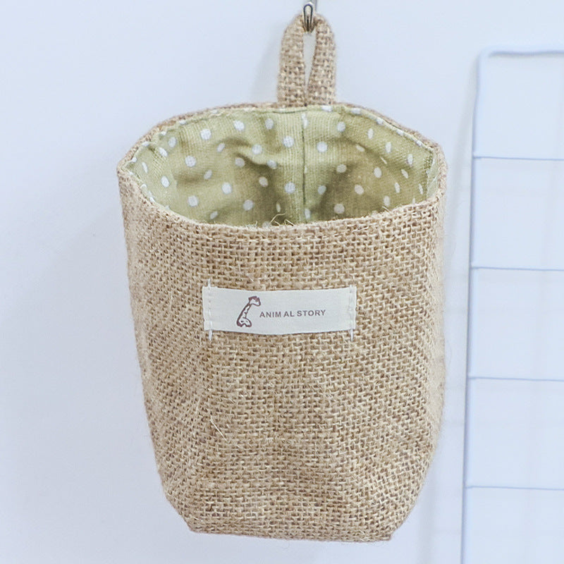 Wholesale Desktop Cotton and Linen Storage Bags