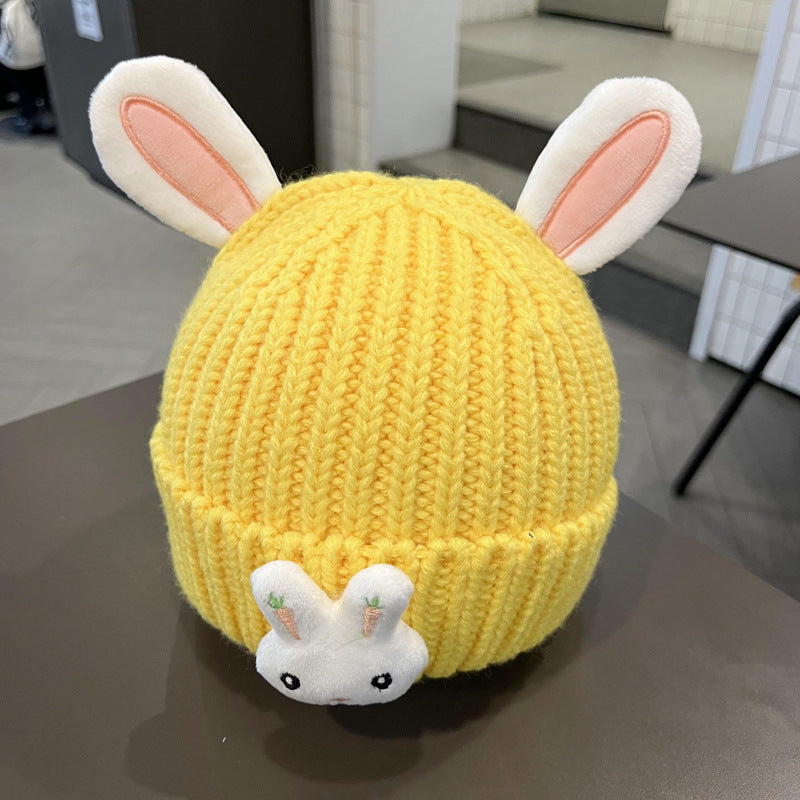 Wholesale Baby Hat Autumn and Winter Baby Warm Pullover Wool Hat