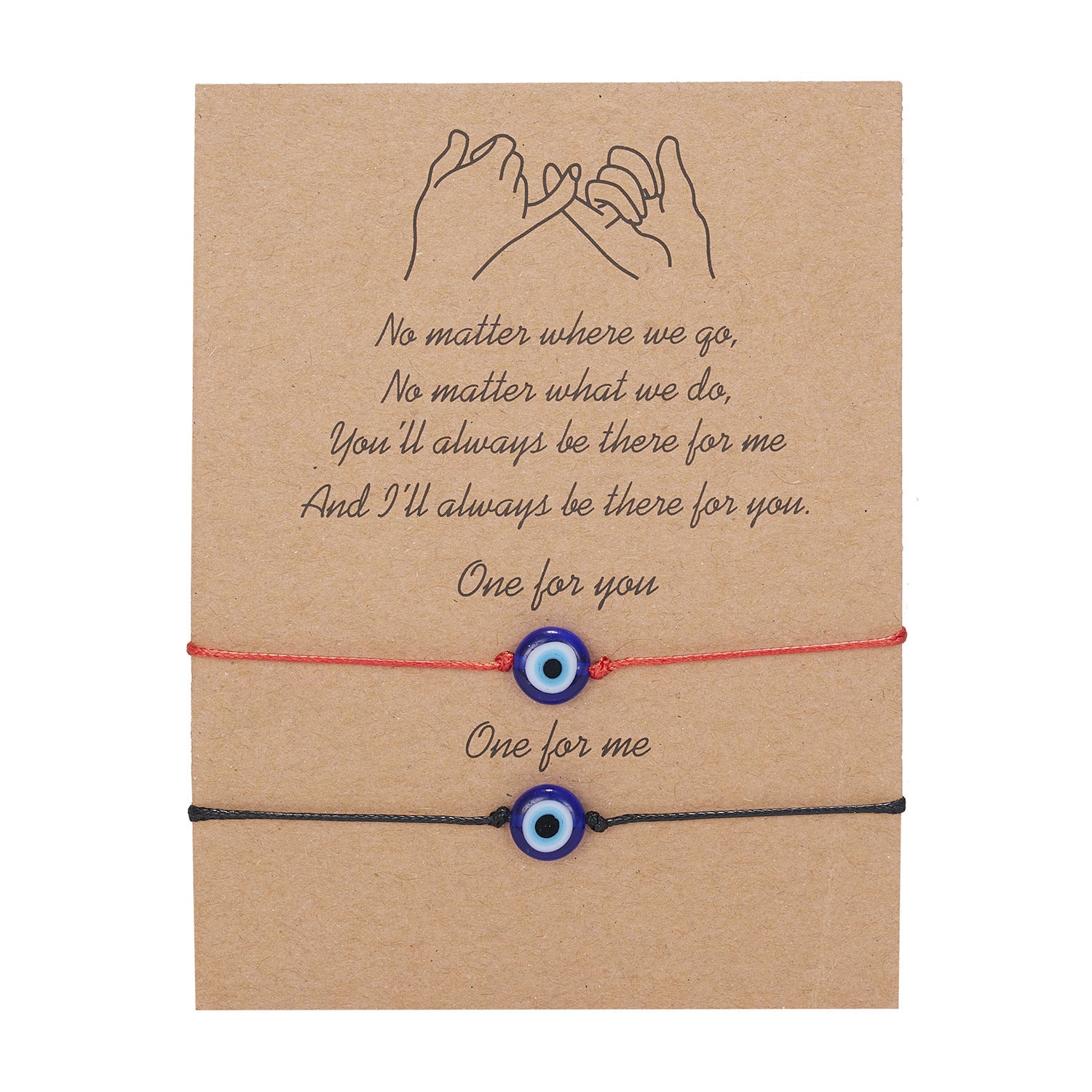 Wholesale Geometric 8-character Volcanic Stone Sunflower 2-piece Braided Adjustable Paper Card Bracelet