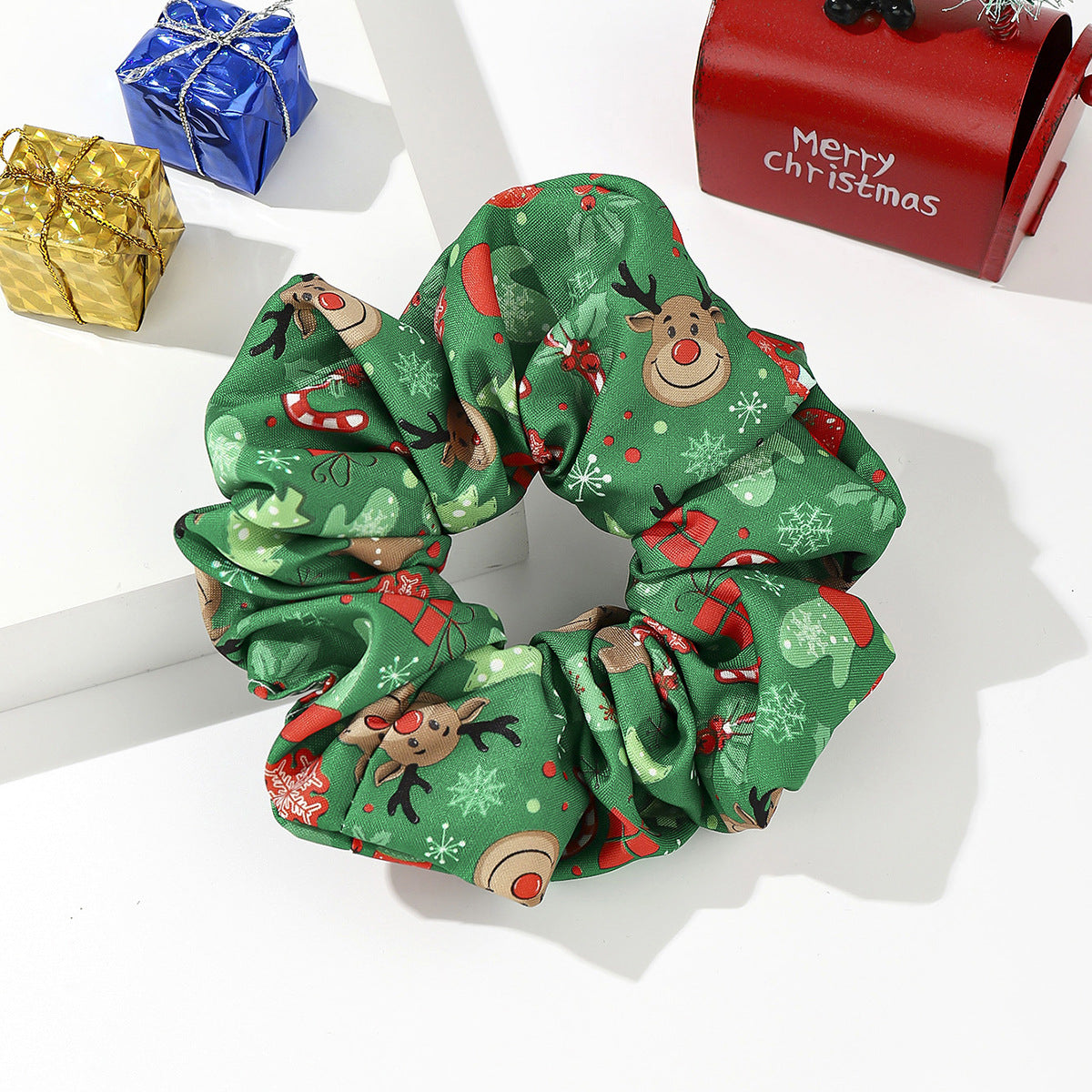 Wholesale Fabric red striped plaid solid color cherry heart wide brim bow headband