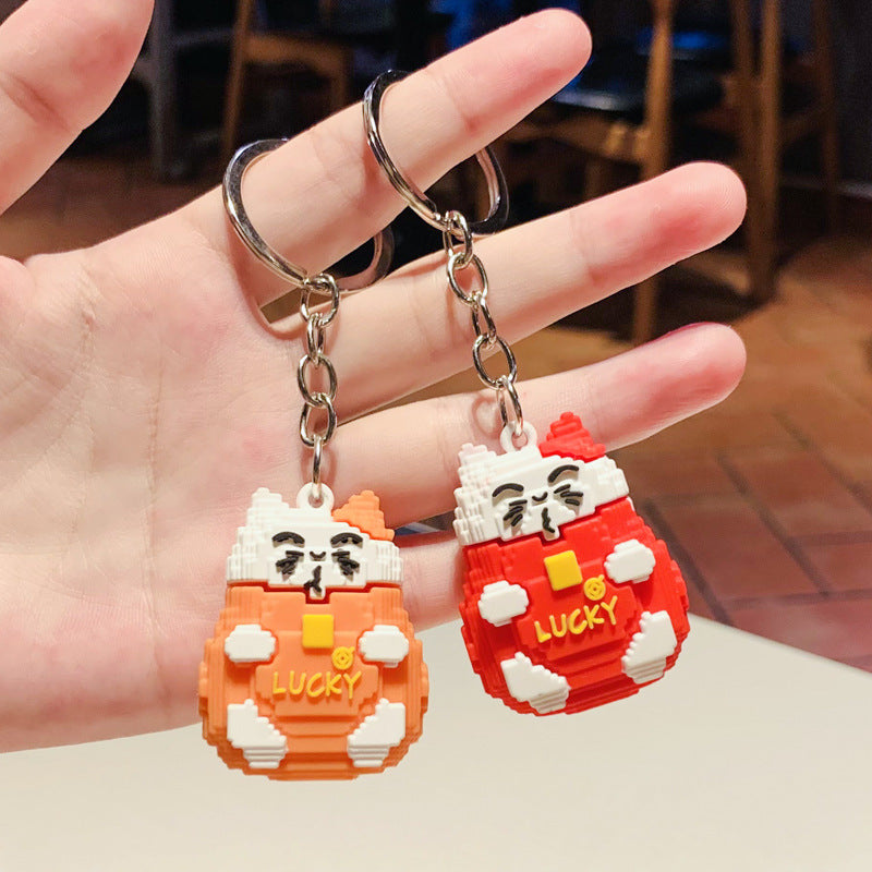Wholesale PVC Cat Keychains