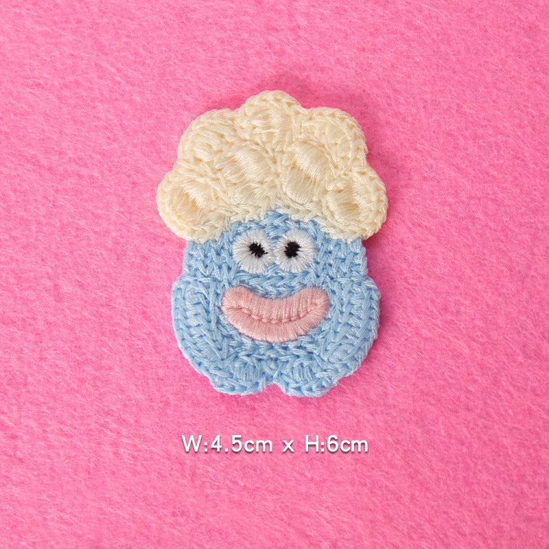 Wholesale Cartoon Pig Embroidered Patch Cute DIY Sewing Accessory For Clothing Towel Home Decor