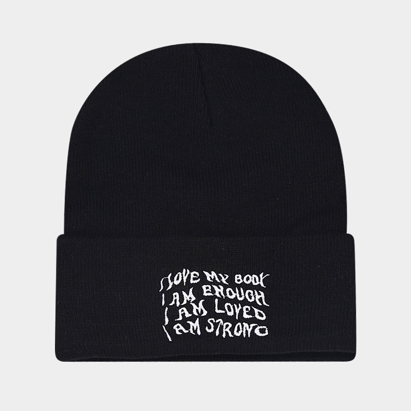 Wholesale Winter Beanie Embroidered Knitted Hat