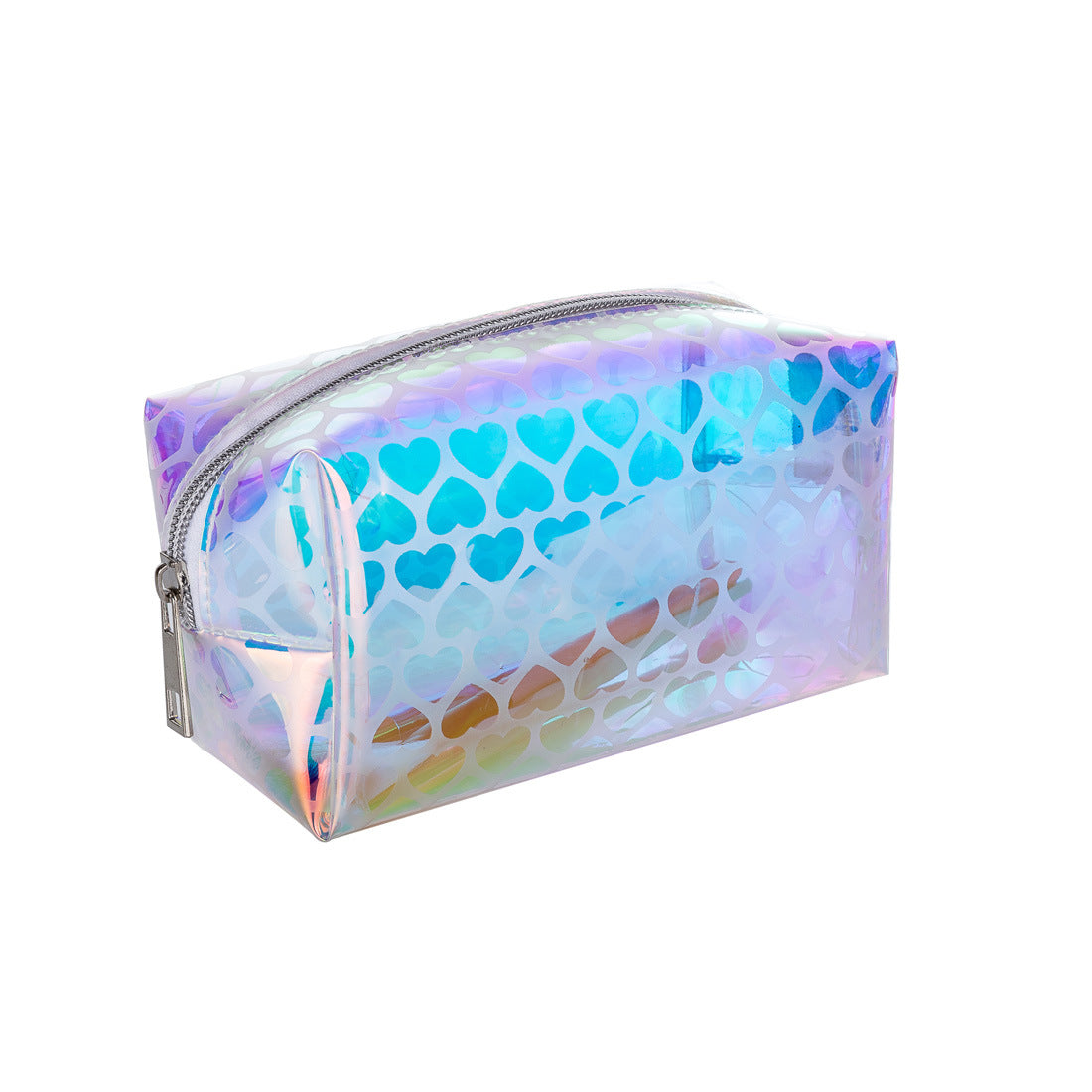 Wholesale Tpu Laser Waterproof Leopard Print Love Dot Cosmetic Bag