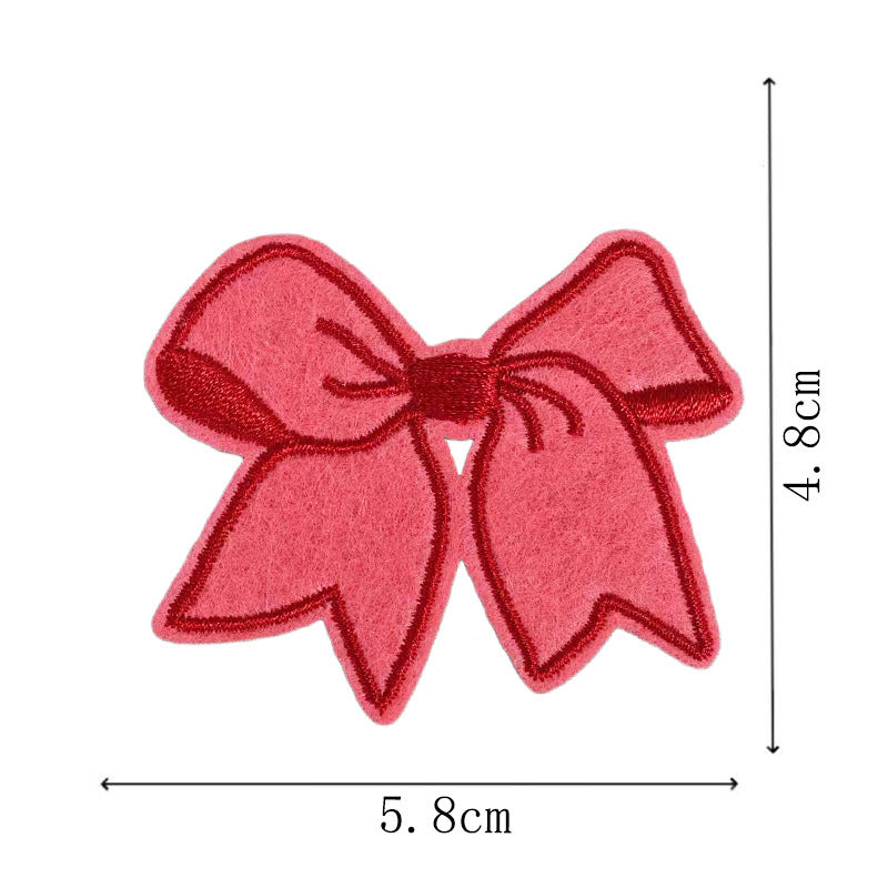 Wholesale Butterfly Embroidered Patches 16 Piece Set DIY Sew On Appliques For Bags Hair Clips Towels Crafting
