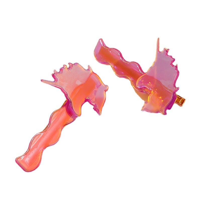 Central de cabello láser de unicornio acrílico al por mayor