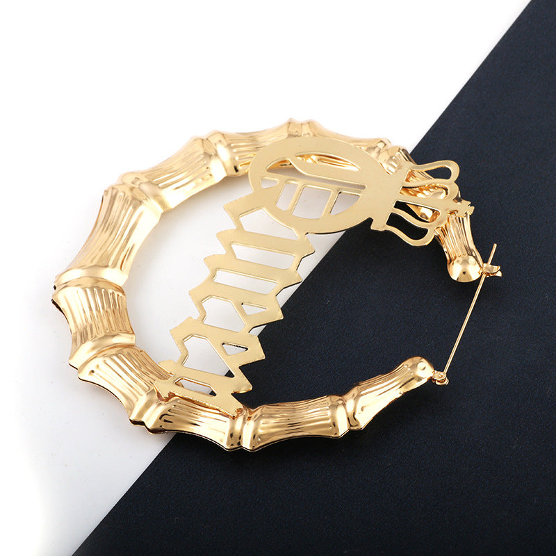 Punta de metal de metal redonda de Alphabet Queen de Alphabet Queen