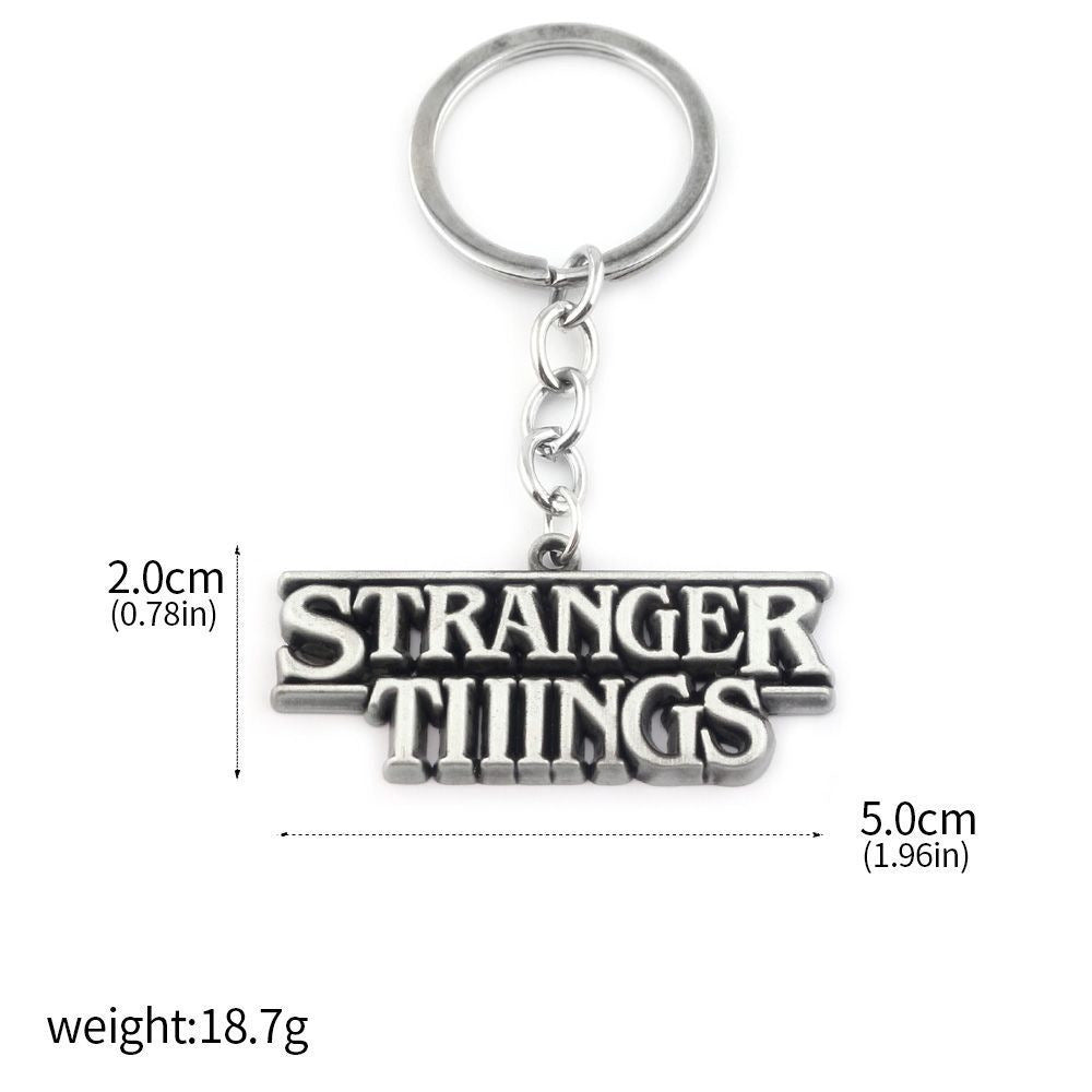 Wholesale Cartoon 26 letter waffle metal keychain OLY Exclusive