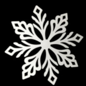 Wholesale Sales multi-style plastic snowflake  decoration