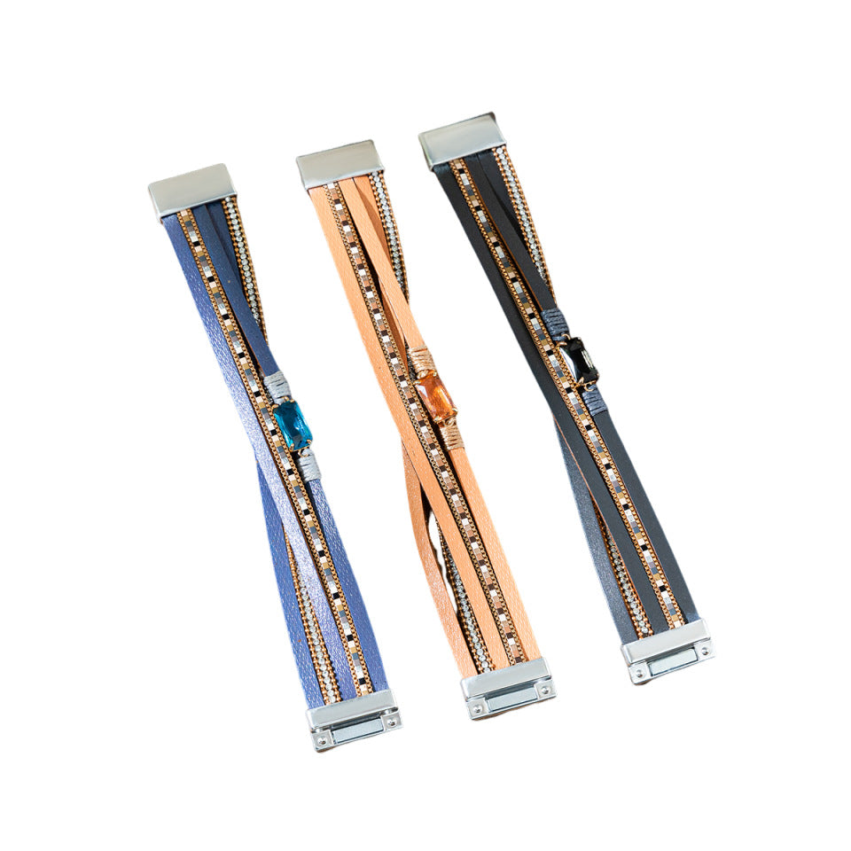 Wholesale Retro Street Style Bracelet  Layered Bracelet Set