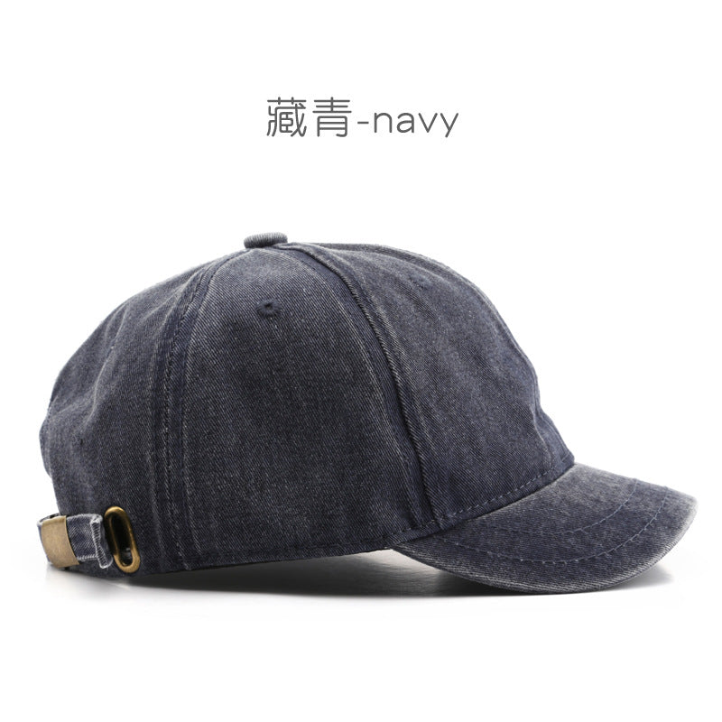 Wholesale Solid Color Light Plate Short Brim Outdoor Sports Baseball Cap