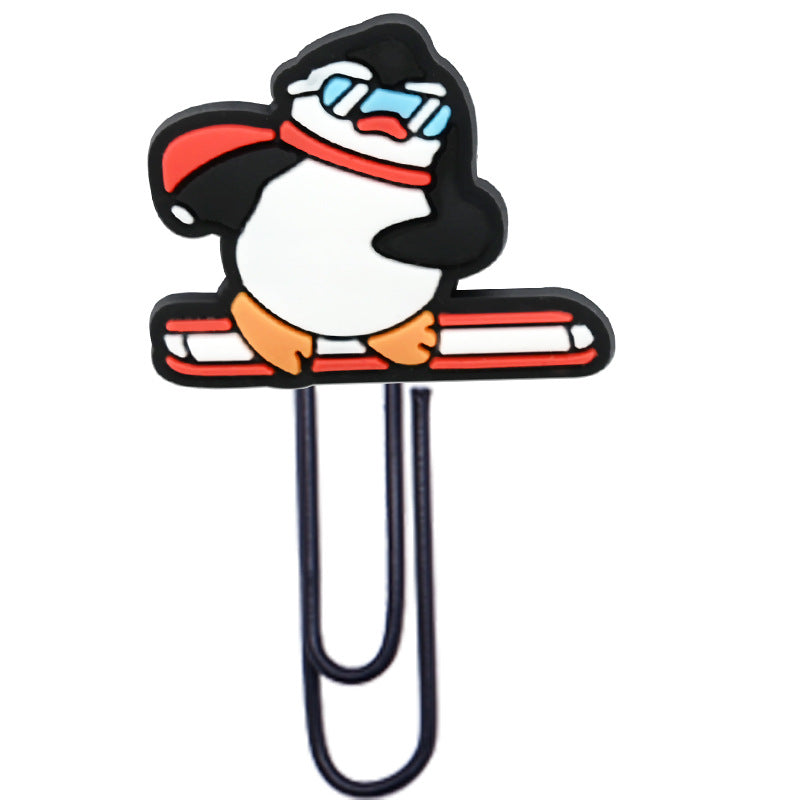 Wholesale  Random 50pcs/pack   Cartoon Antarctic Penguin Bookmarks
