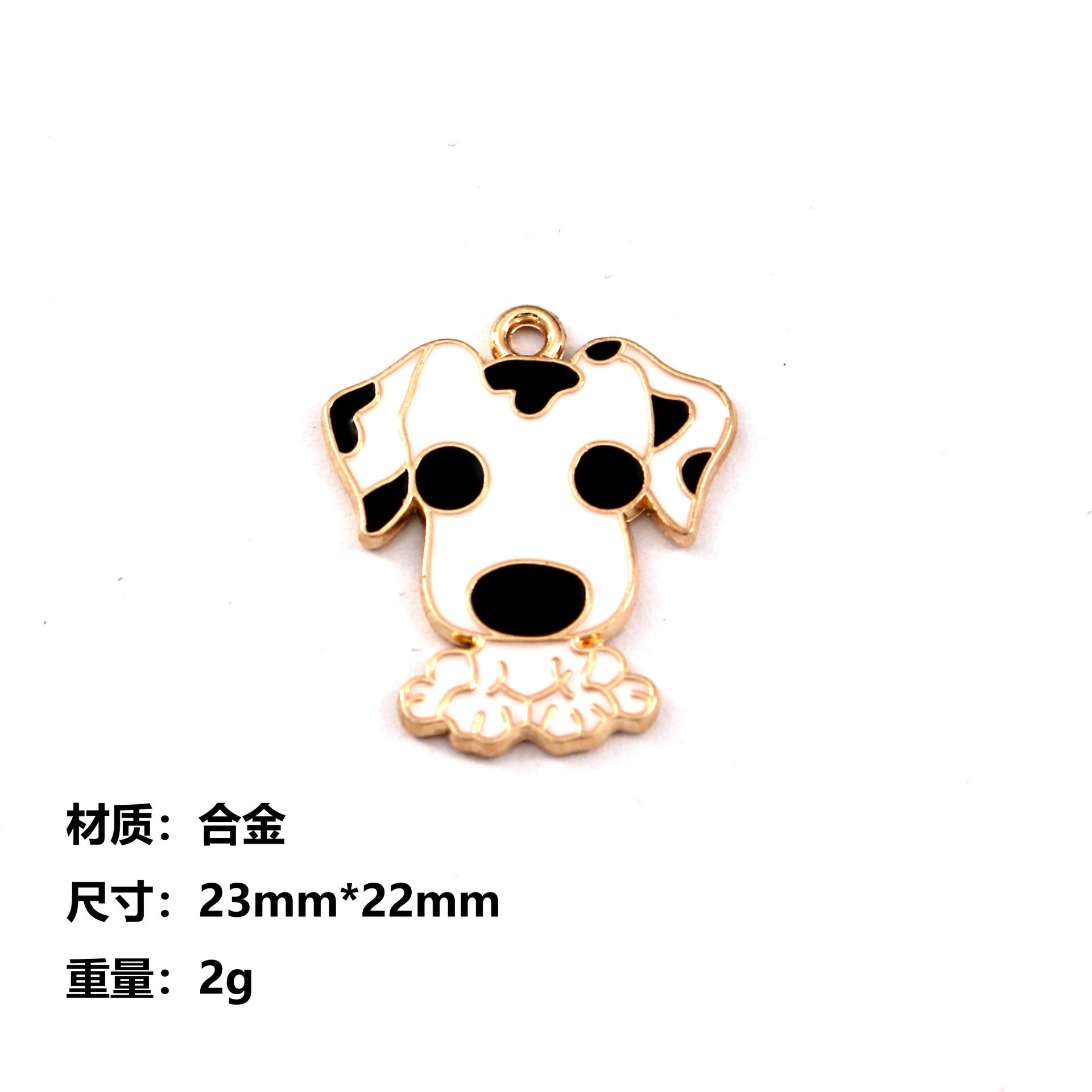 Wholesale Cartoon Pet Dog Diy Alloy Oil Drop Pendant