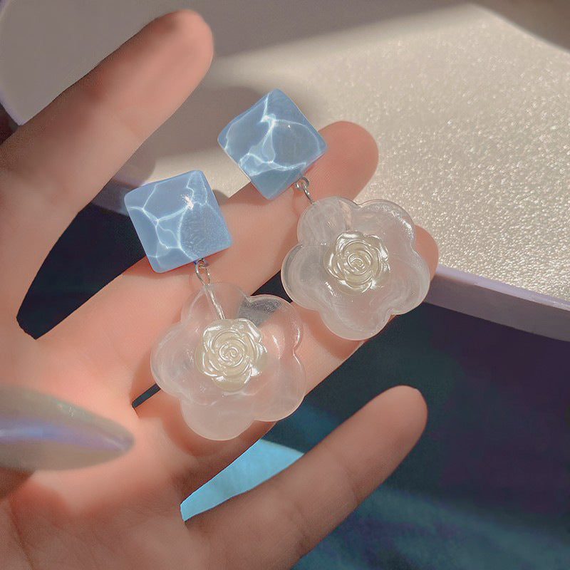 Wholesale Niche Retro Silver Earrings