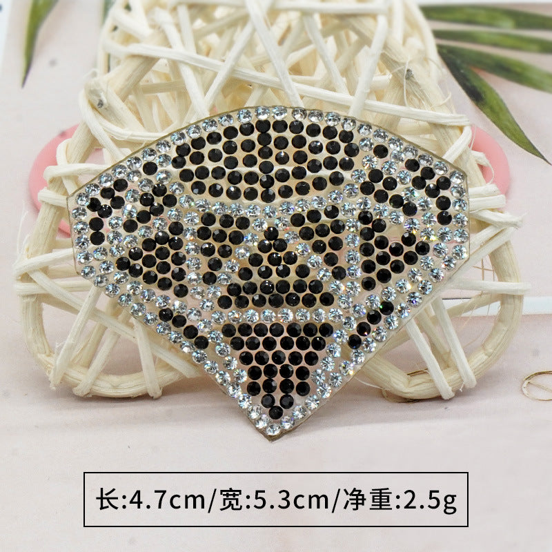 Wholesale 10pcs Hot diamond bear perfume bottle rhinestone DIY Patches
