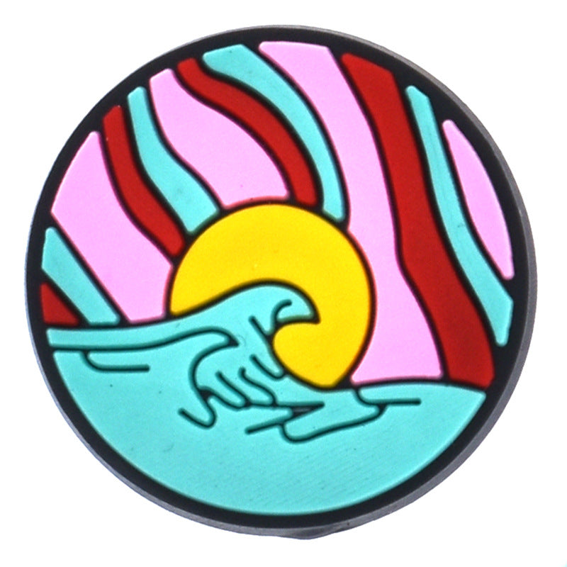 200pcs de 200pcs de verano Decoraciones de PVC Decoraciones de PVC