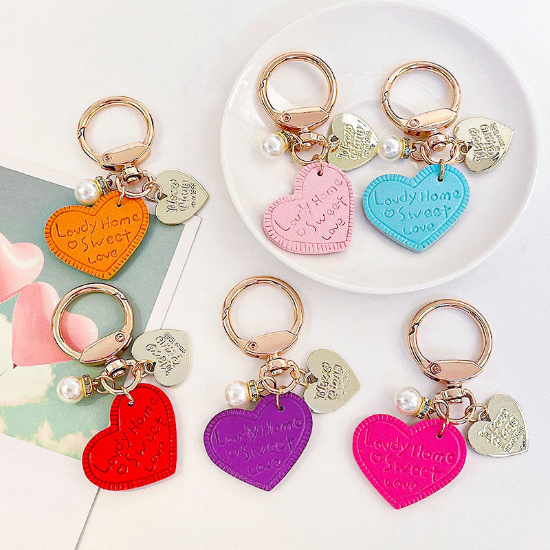 Wholesale Mother's Day Leather Love Keychains