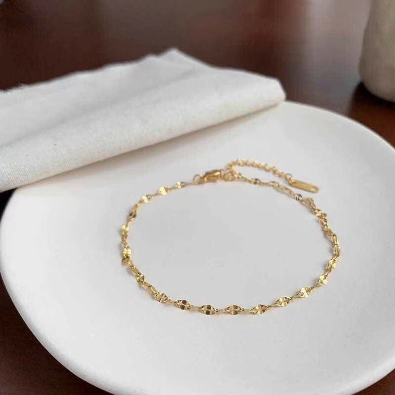 Wholesale Titanium Steel Non-fading Anklets