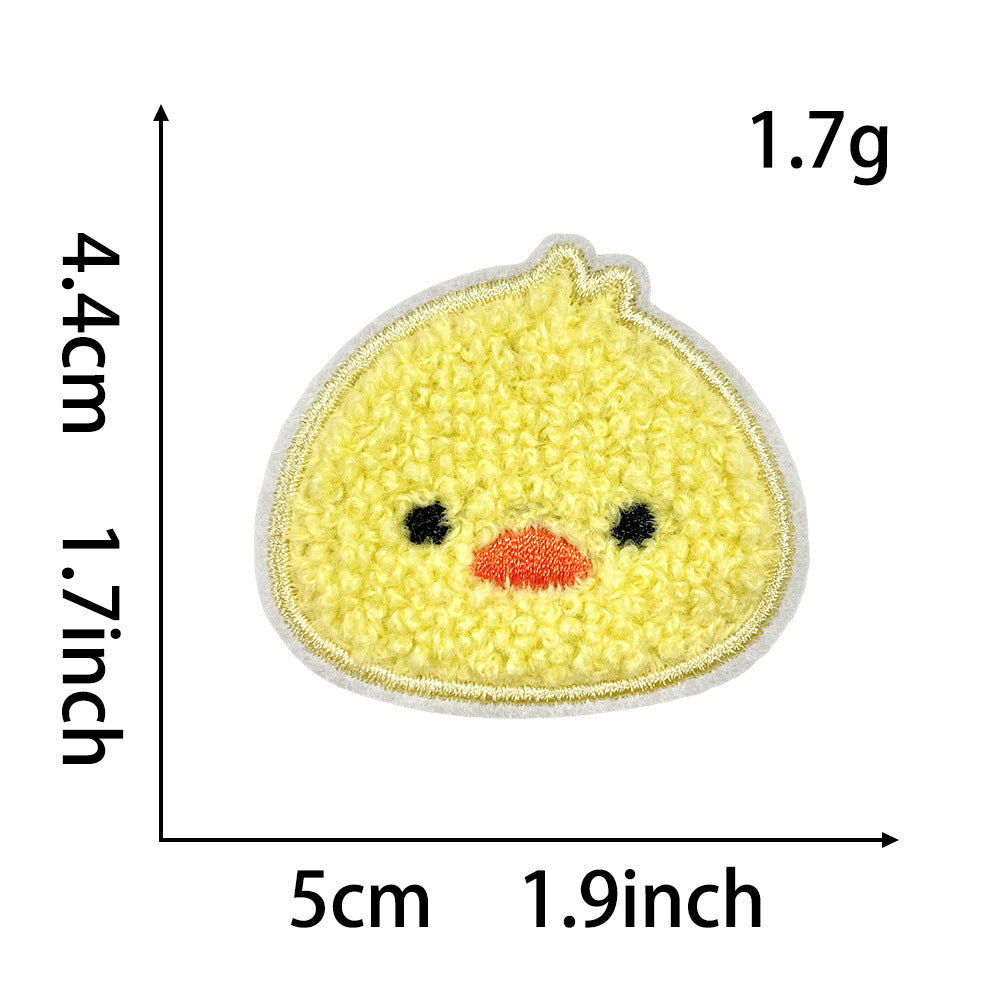 Wholesale Stylish Panda Embroidered Patch Self Adhesive Applique For Coats Trendy Fashion Accessory Boutique Gift For DIY Crafting