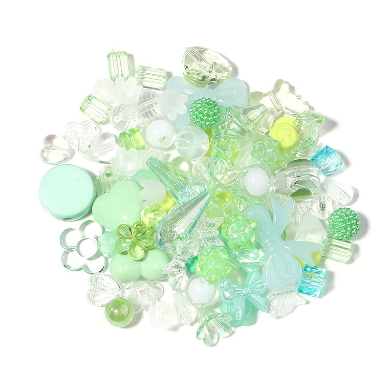 Wholesale Acrylic phone charm with random mixed cartoon beads