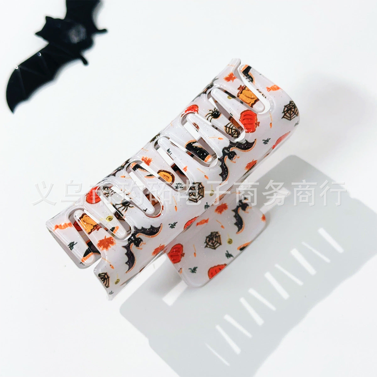 Wholesale  Skull Bat Ghost Square Grab Clip