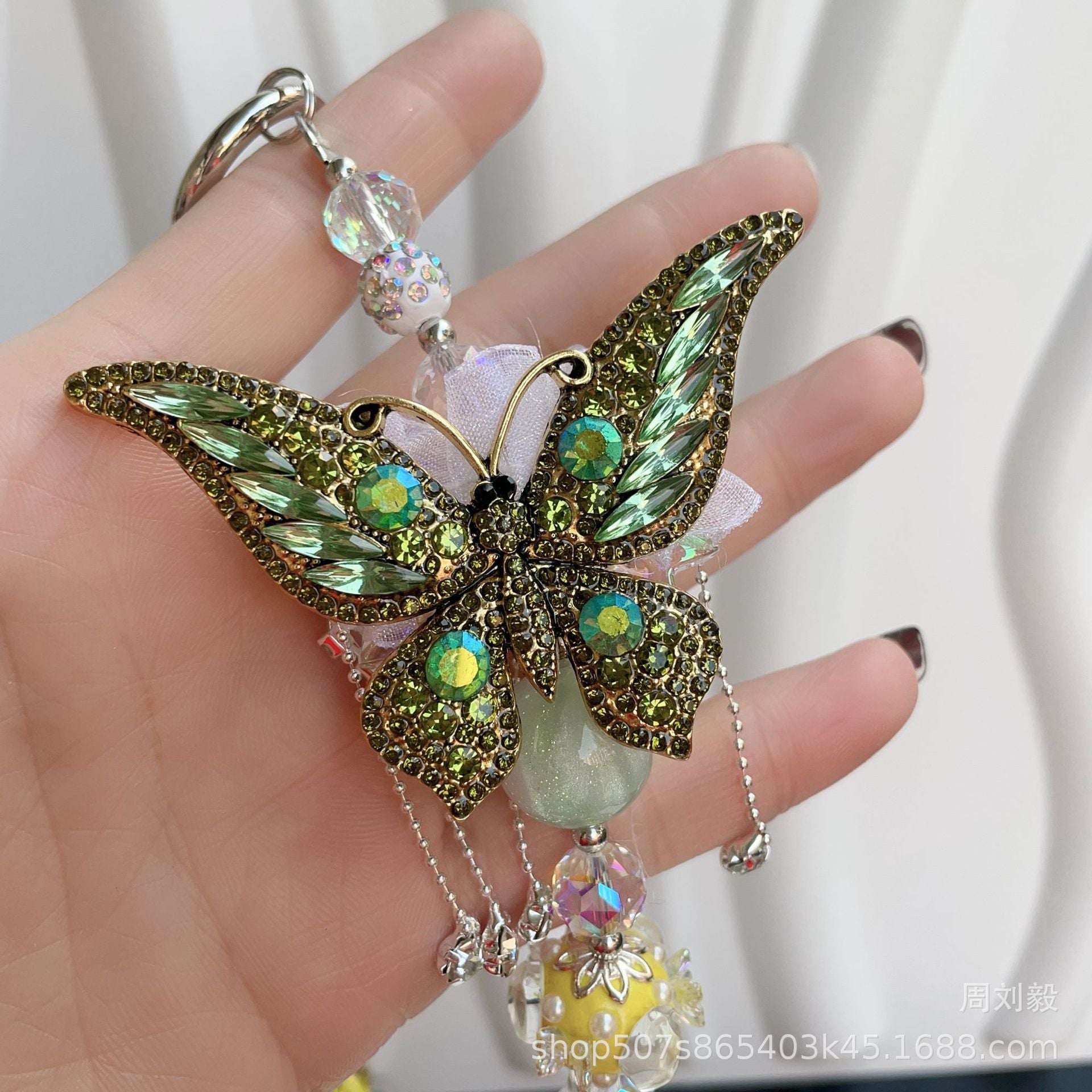 Wholesale Crystal and Rhinestone Butterfly Bead Charm