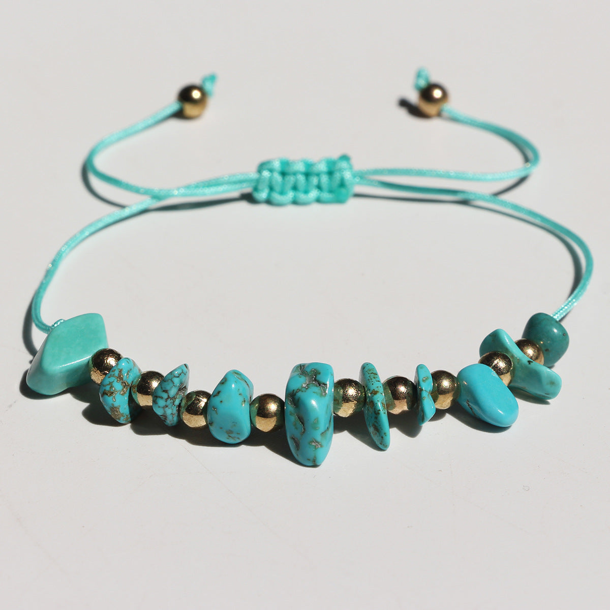 Wholesale fashion hand-woven irregular gravel beaded crystal bracelet