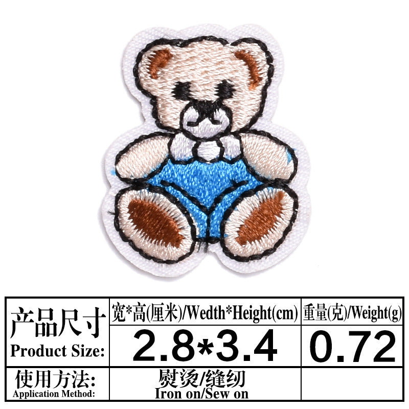 Wholesale Stylish Cartoon Embroidered Patches Floral Banana Letter Designs For Coats Decorative Craft Supply Gift