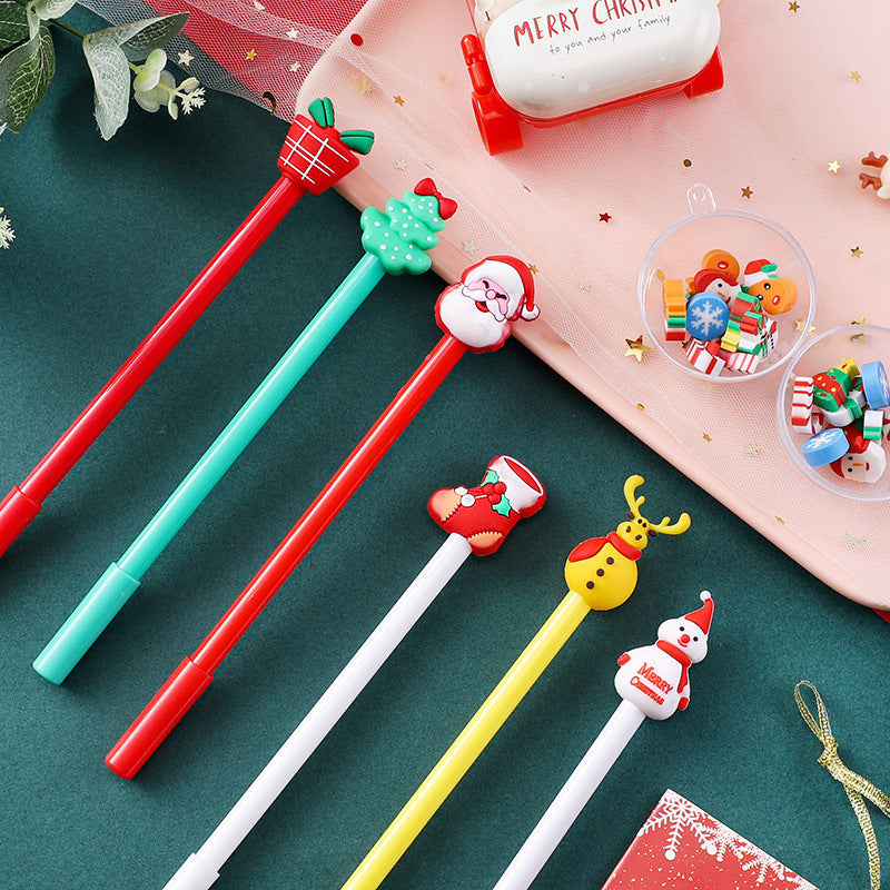 Wholesale 20PCS Christmas Creative Plastic Gel Pens