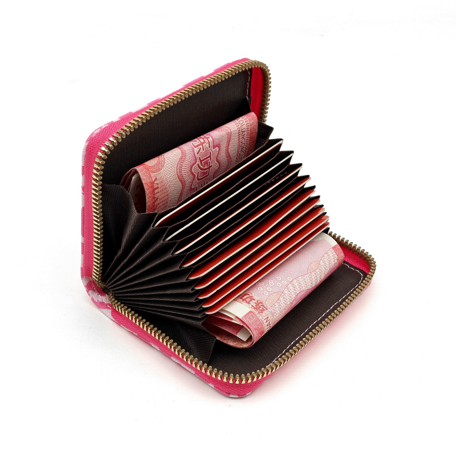 Wholesale Leopard Print Card Holder Large Capacity Wallet