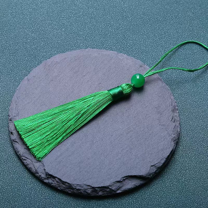 Wholesale 7cm Beaded Ice Silk Tassel Pendant