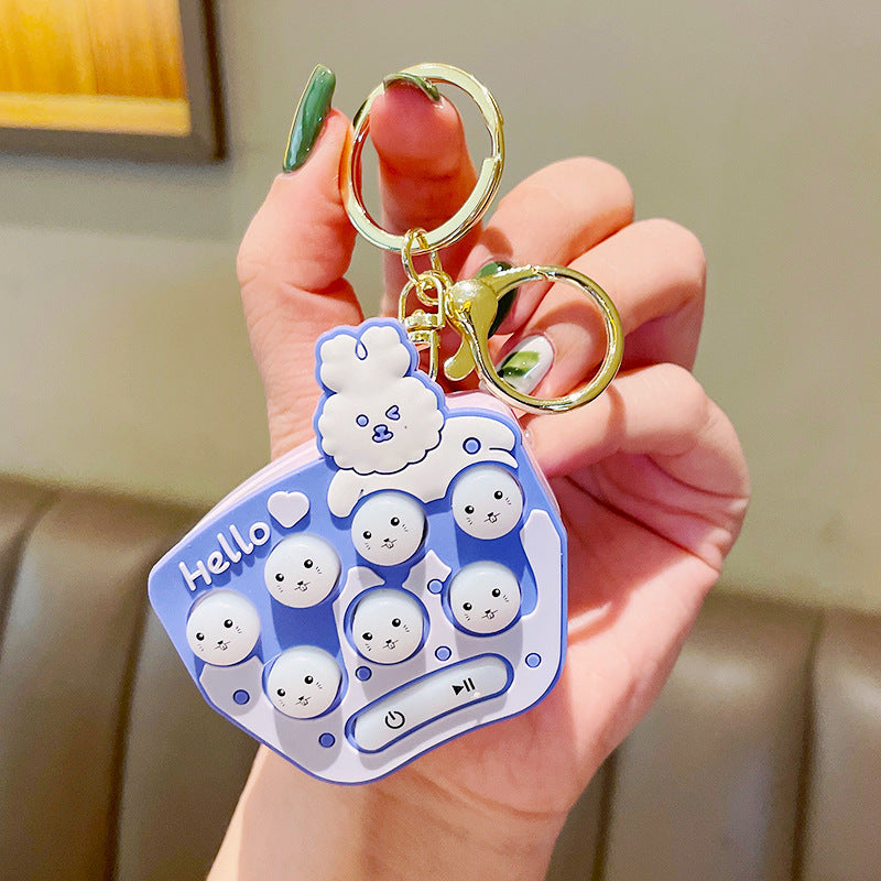 Llavero de la máquina de la máquina del descipador del conejo del conejo del pvc al por mayor