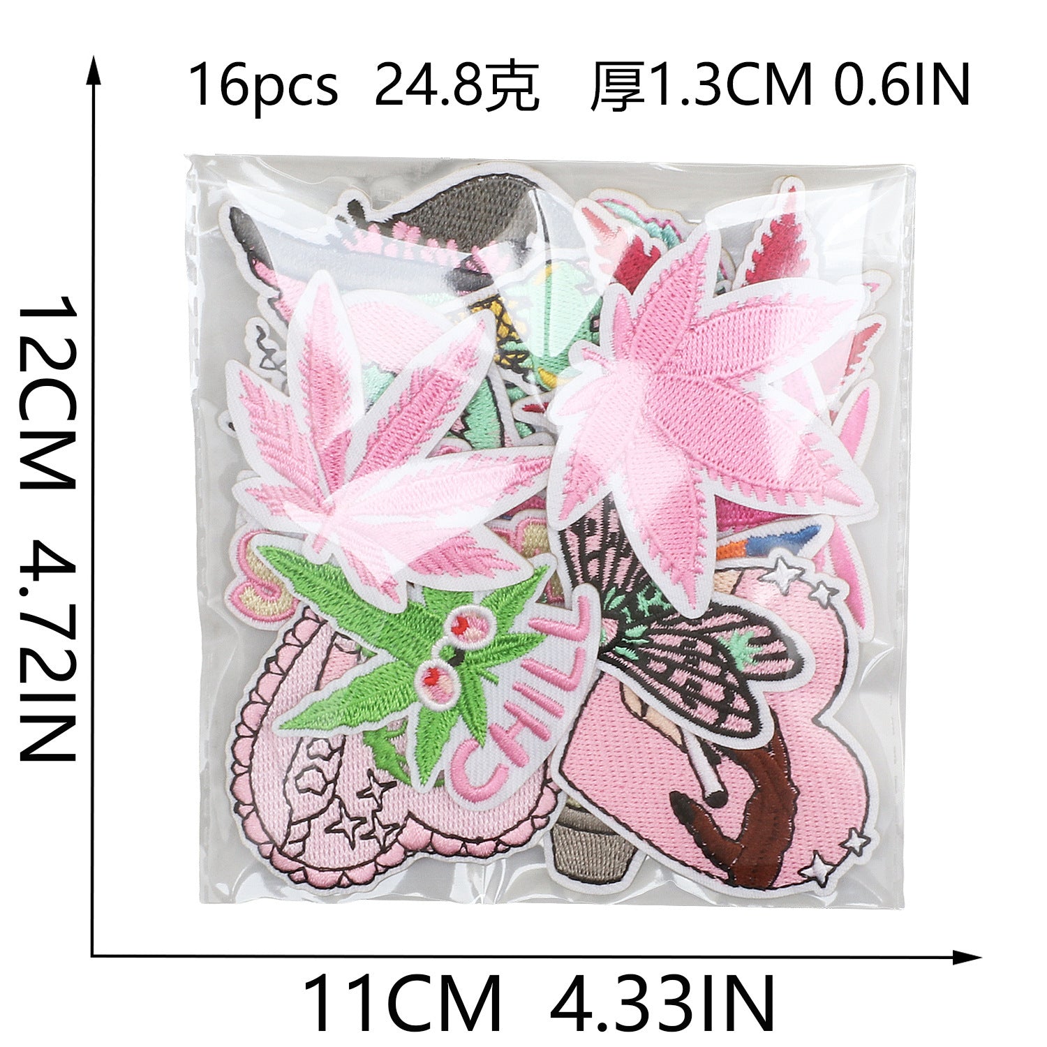 Wholesale Stylish Embroidered Maple Leaf Patch For Teen Girls Clothing Decorative Accent DIY Craft Supply