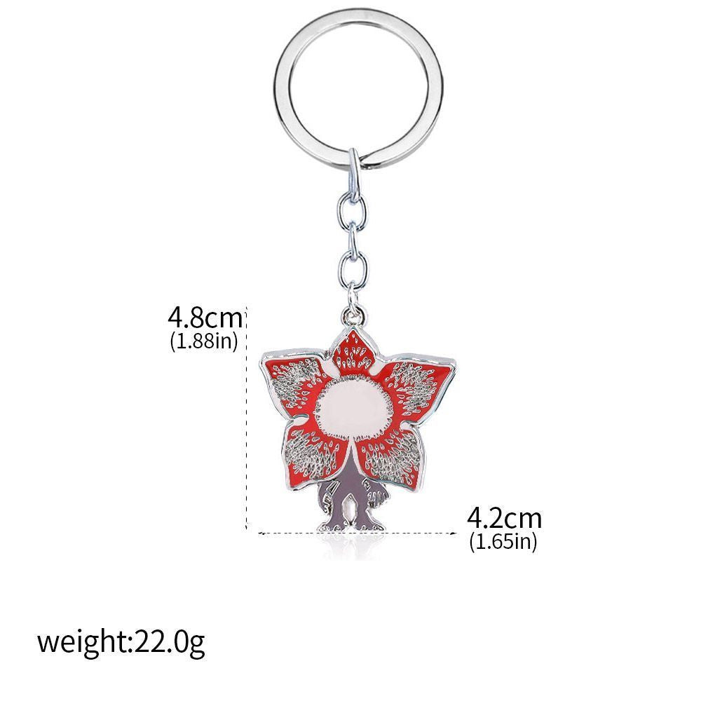 Wholesale Cartoon 26 letter waffle metal keychain OLY Exclusive