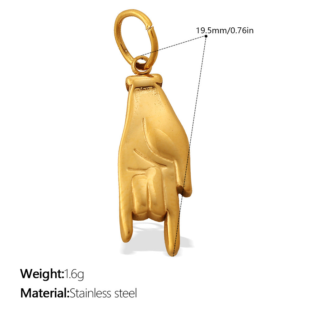 Wholesale Various styles of stainless steel necklace pendant accessories
