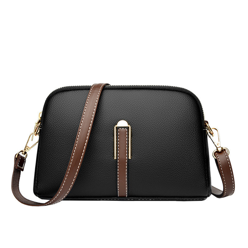 Wholesale Simple Textured Crossbody Shoulder Shell Bag