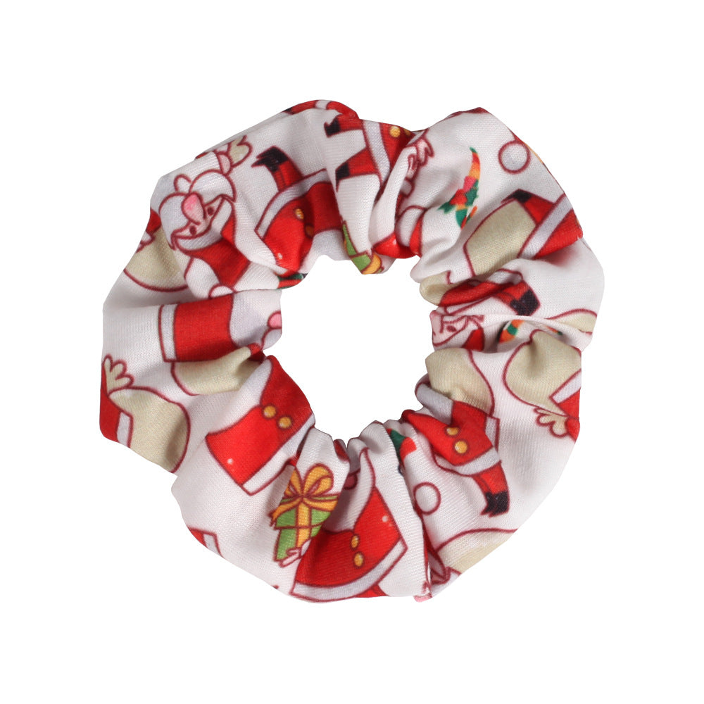 Wholesale Christmas Snowman Bell Santa Claus Deer Antler Hat Large Intestine Hairband