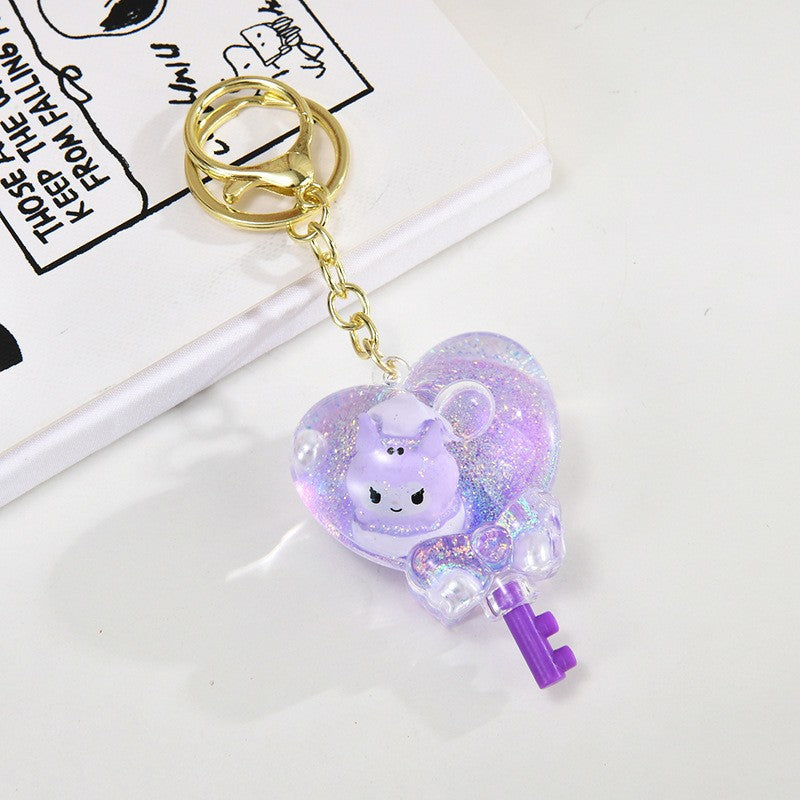 Wholesale Acrylic   Sand Keychain