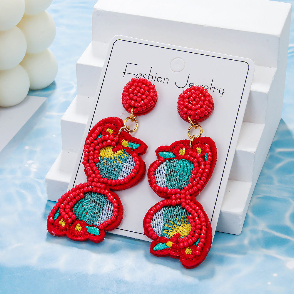 Wholesale Bohemian Handwoven Sunglasses and Bead Earrings