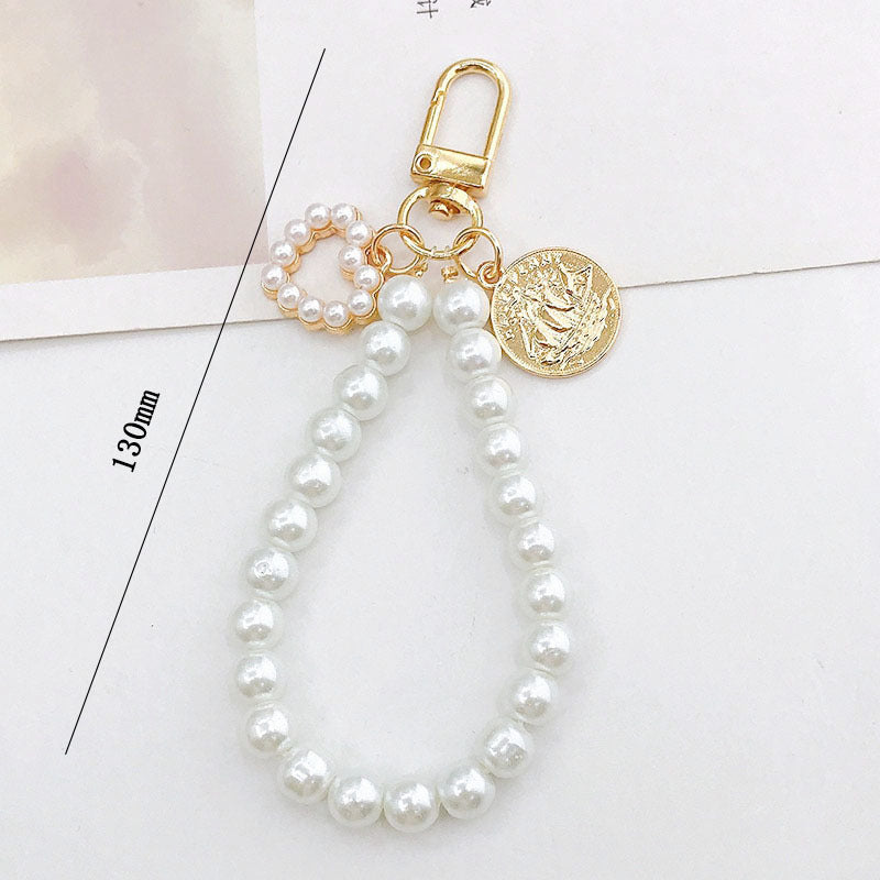 Wholesale Glass Pearl Pendants, Pentagram Pendant Chains, Mobile Phone Lanyards