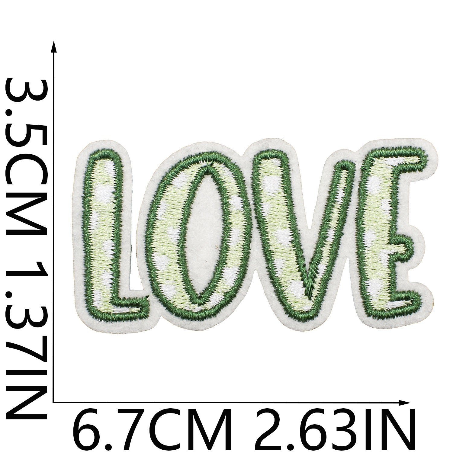 Wholesale Green Flower Butterfly Envelope Embroidery DIY Patches