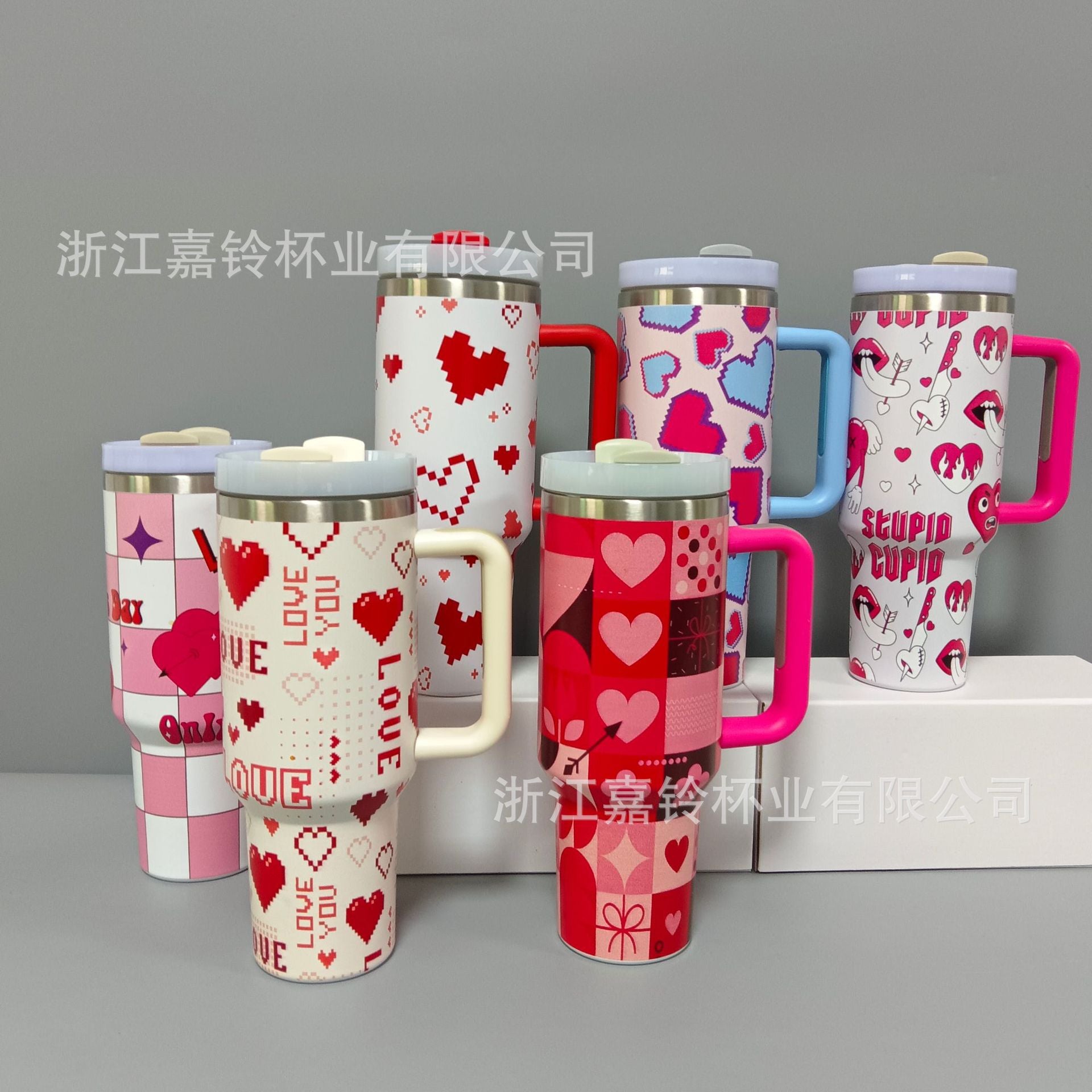 Wholesale Valentine's Day bully cup 40oz 304 stainless steel car cup