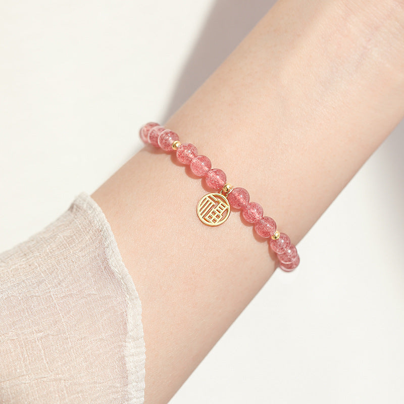 Wholesale Strawberry Jingfu Brand Bracelet