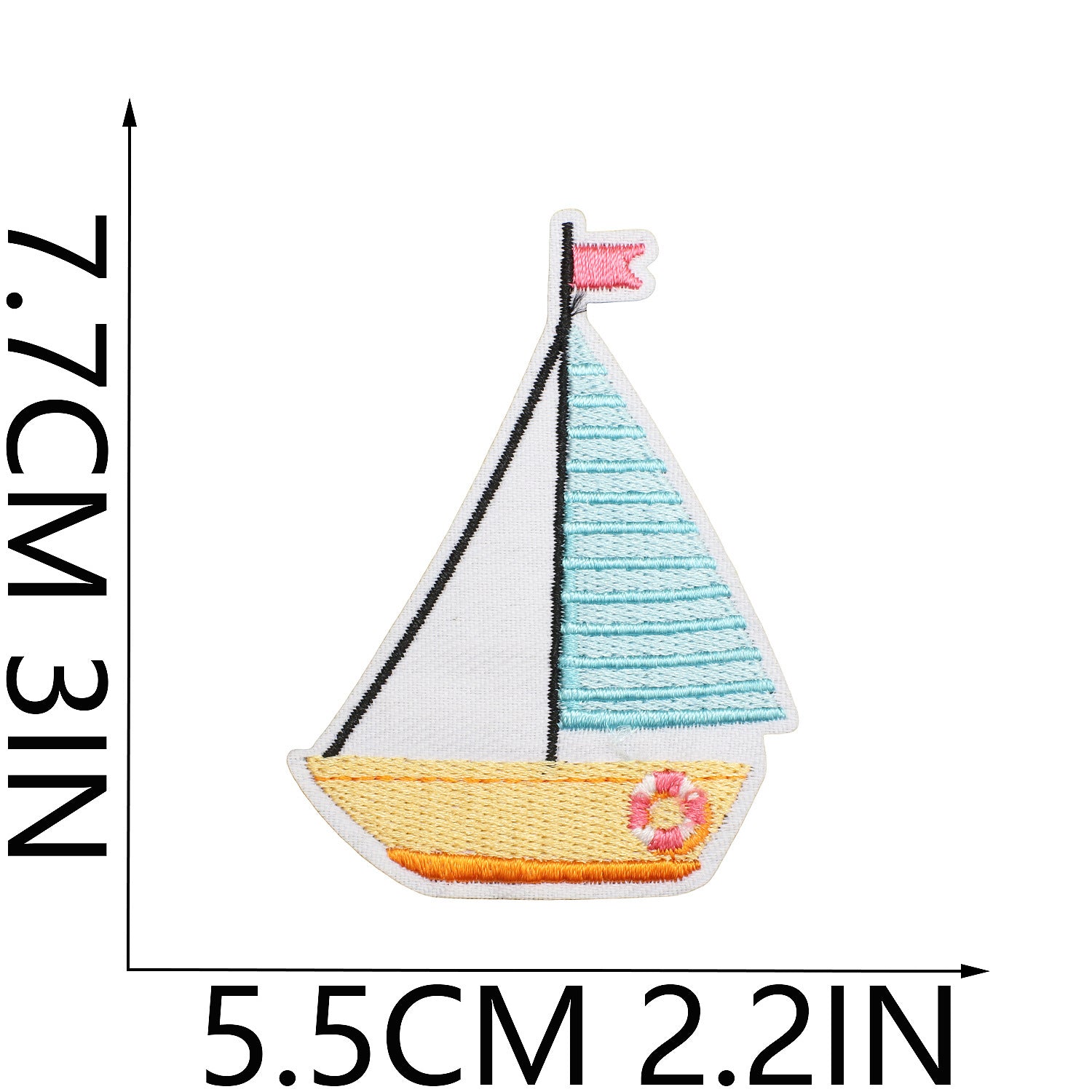 Wholesale Trendy Summer Beach Embroidered Patches For Clothing Vacation Decorative DIY Accessory For Resale