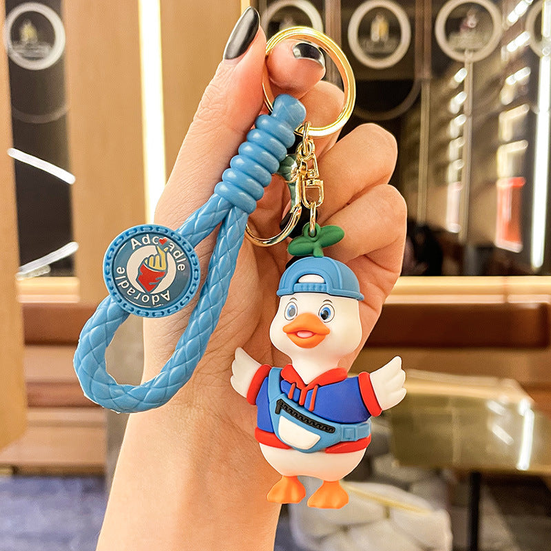 Wholesale Crooked Duck Pvc Keychain