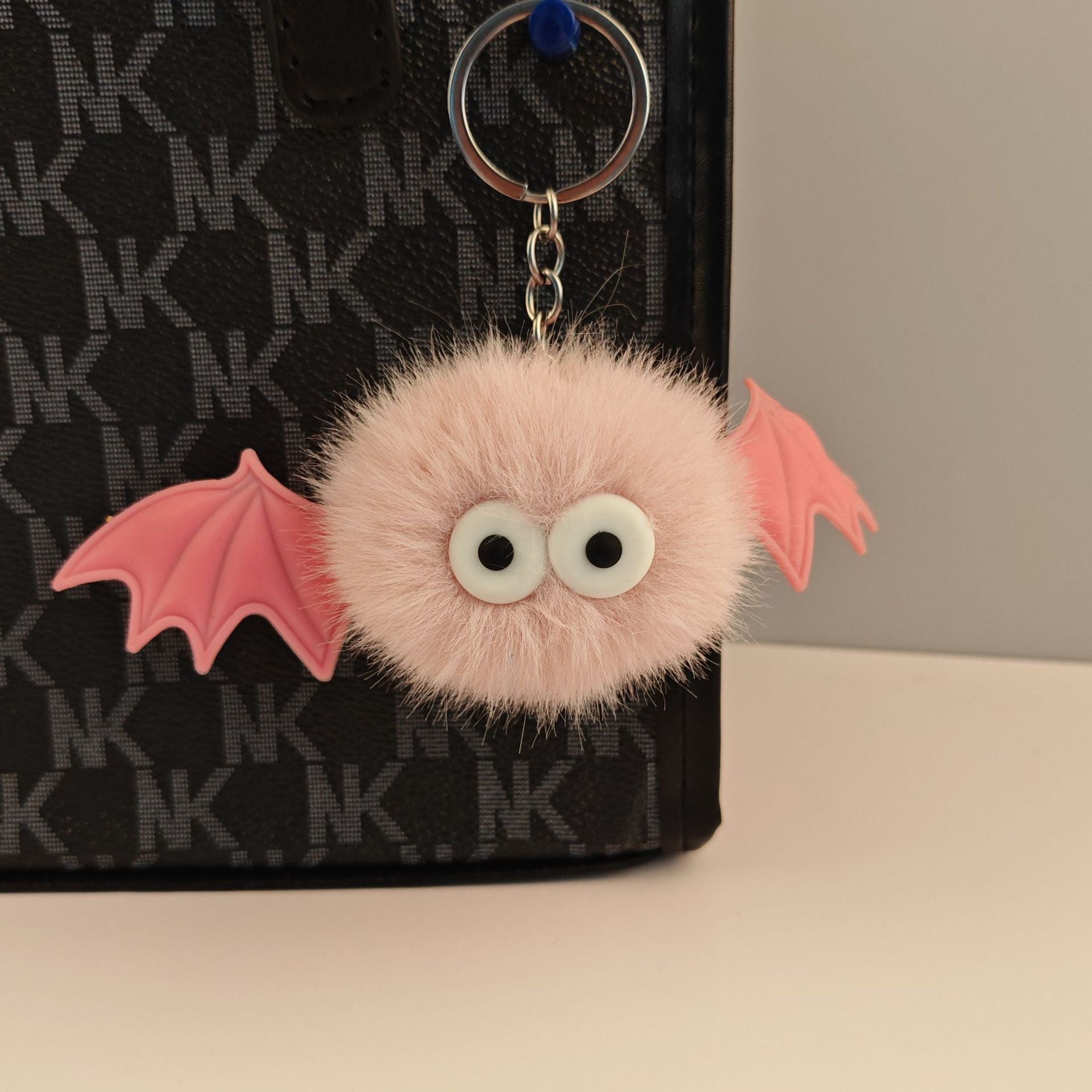 Wholesale 5pcs/pack Plush ball pendant funny keychain accessories