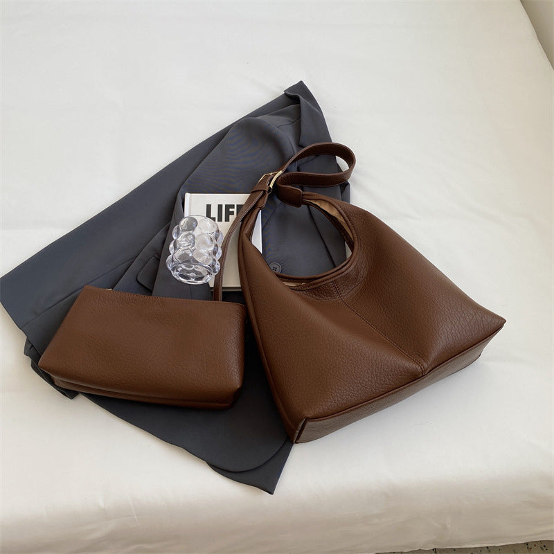 Wholesale 2023 PU Large Capacity One Shoulder Tote Bag